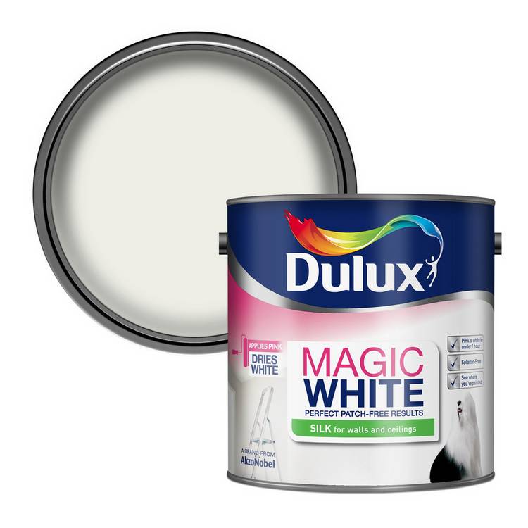 Dulux silk paint white 2.5L - British product
