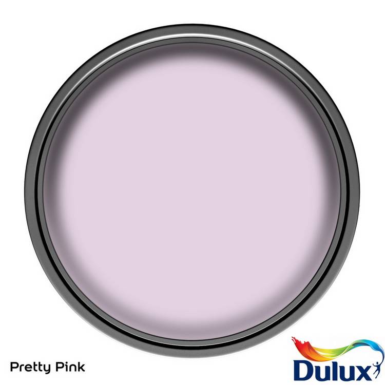 Dulux Pretty Pink silk paint 5L - British product