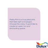 Dulux Pretty Pink silk paint 5L - British product