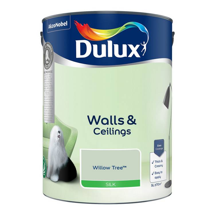 Dulux paint Willow Tree green 5L - British product