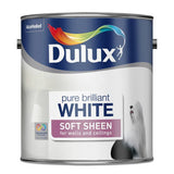 Dulux soft sheen paint Pure Brilliant White 2.5L (British brand)