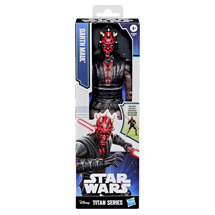 Star Wars Titan Series Darth Maul 12-inch action figure, imported from the UK