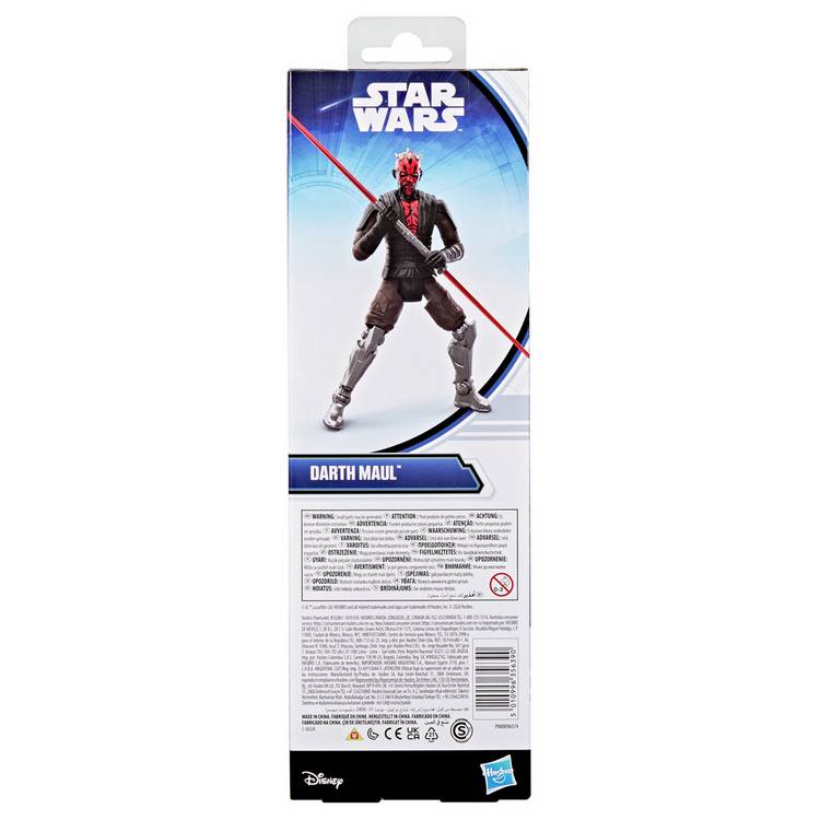 Star Wars Titan Series Darth Maul 12-inch action figure, imported from the UK