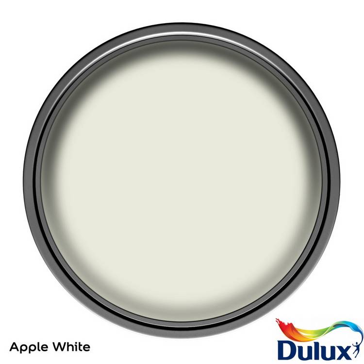 Dulux Easycare Matt Paint Apple White 2.5L, UK version