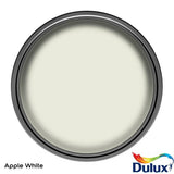 Dulux Easycare Matt Paint Apple White 2.5L, UK version