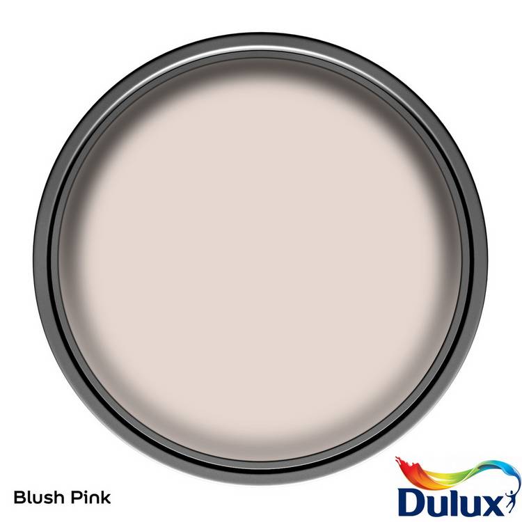 Dulux Easycare matt paint blush pink 2.5L (British brand)
