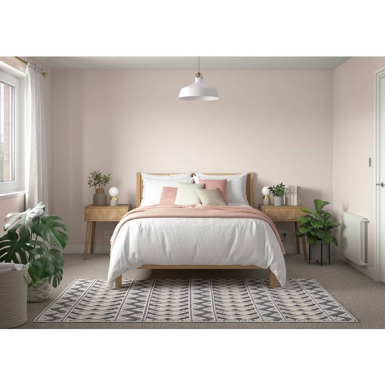 Dulux Easycare matt paint blush pink 2.5L (British brand)