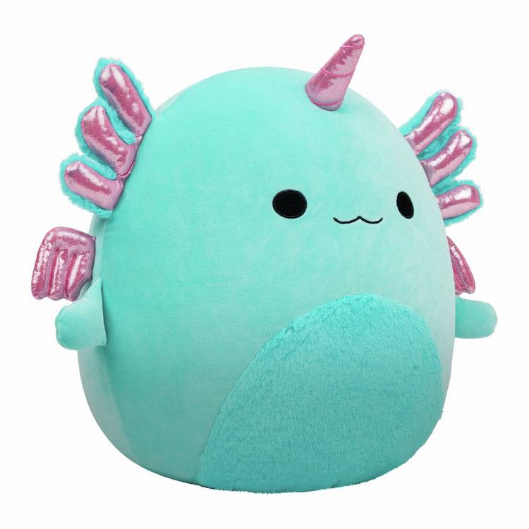 Squishmallows plush toy Bellamy the Axolotl Alicorn 16-inch - British product