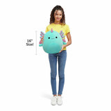 Squishmallows plush toy Bellamy the Axolotl Alicorn 16-inch - British product