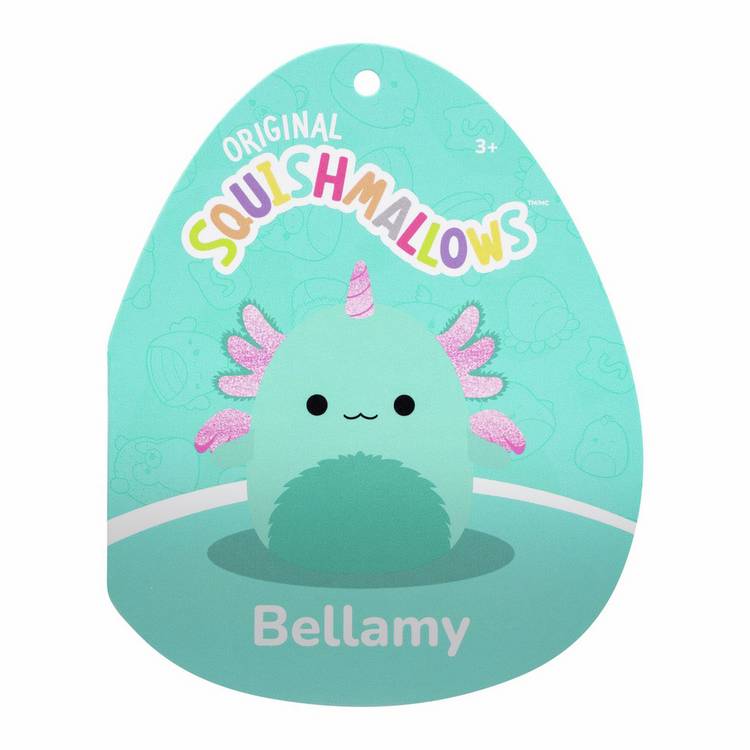 Squishmallows plush toy Bellamy the Axolotl Alicorn 16-inch - British product