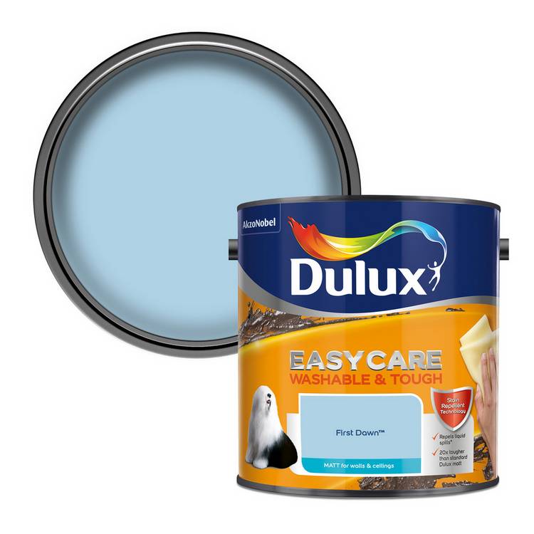 Dulux Easycare Washable and Tough Matt Paint First Dawn 2.5L (British brand)