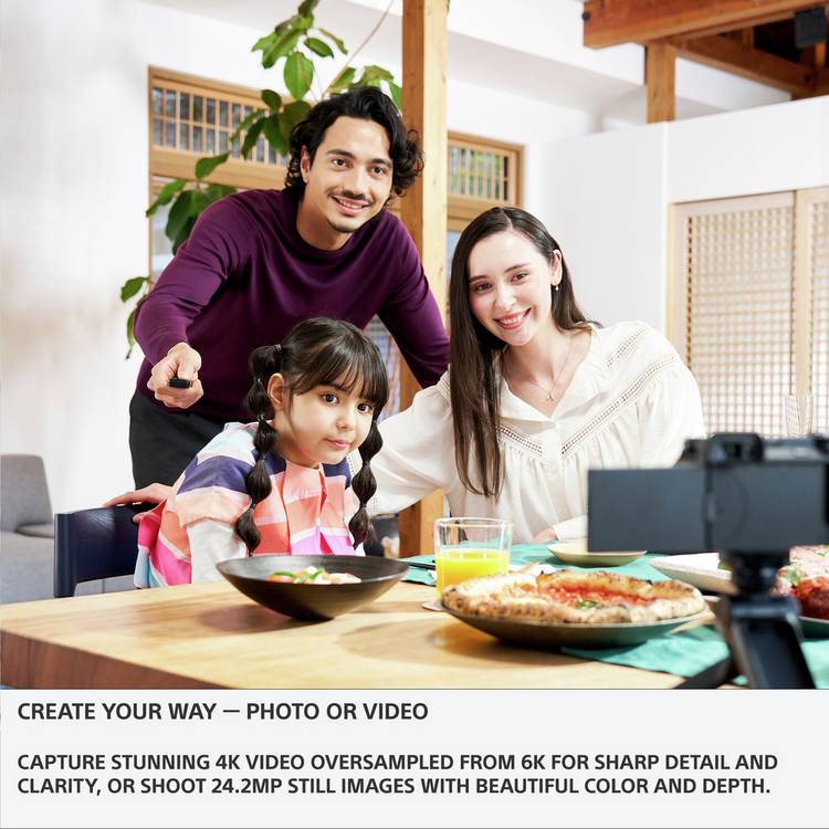 Sony ZV-E10 mirrorless vlogging camera with 16-50mm lens - British product