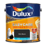 Dulux Easycare Washable & Tough Matt Paint Rich Black 2.5L - British product