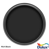 Dulux Easycare Washable & Tough Matt Paint Rich Black 2.5L - British product