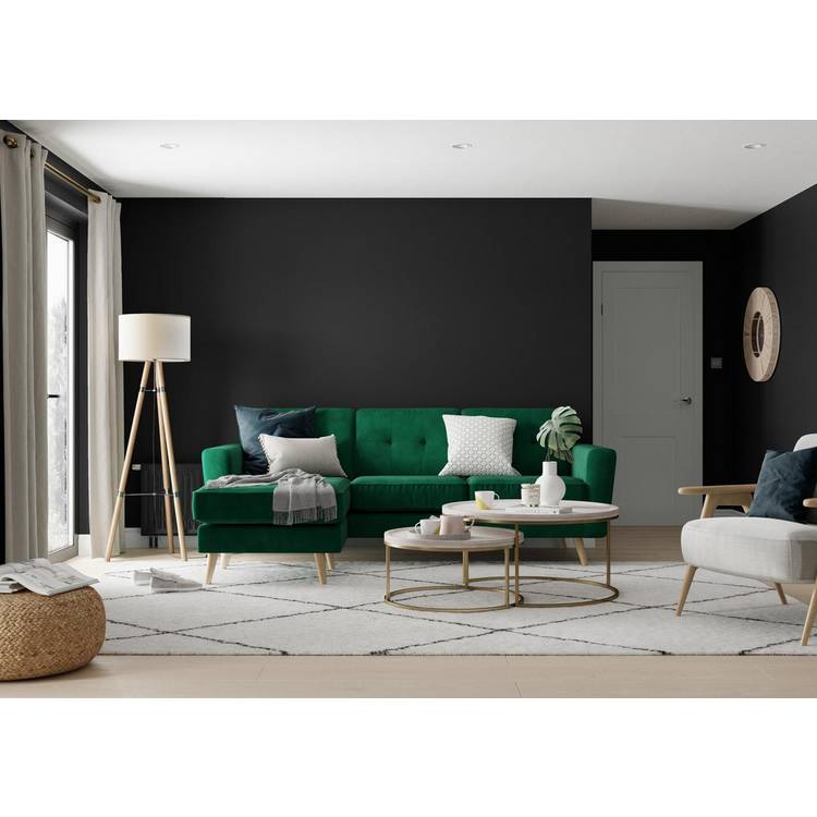 Dulux Easycare Washable & Tough Matt Paint Rich Black 2.5L - British product