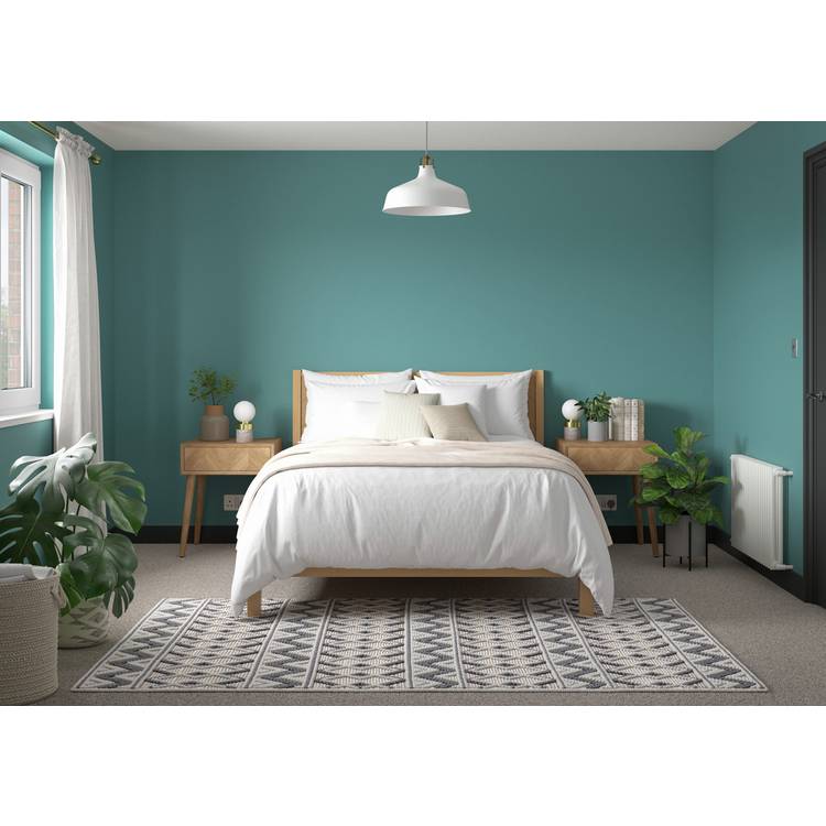 Dulux Easycare matt paint Teal Voyage 2.5L (British brand)