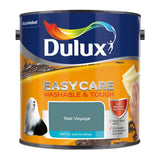 Dulux Easycare matt paint Teal Voyage 2.5L (British brand)