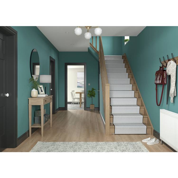 Dulux Easycare matt paint Teal Voyage 2.5L (British brand)