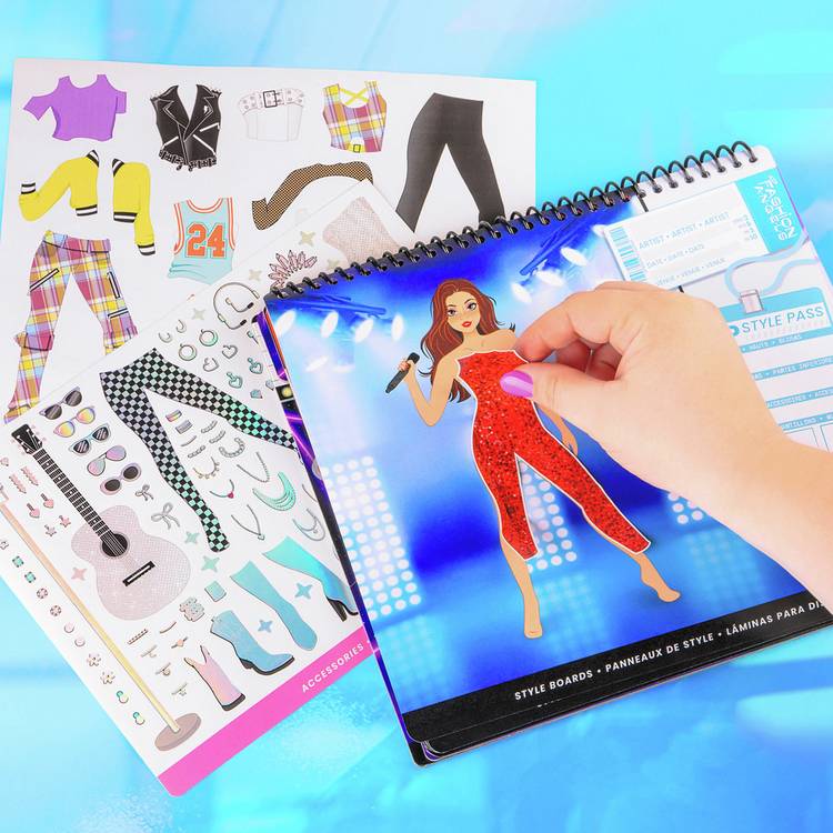 Fashion Angels Live! In Concert sticker set, UK version