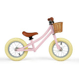 Bigjigs kids balance bike pink 12 inch wheels, imported from the UK