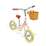 Bigjigs kids balance bike pink 12 inch wheels, imported from the UK