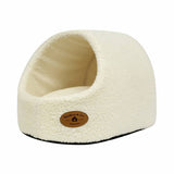 Banbury & Co white cat igloo bed - British product