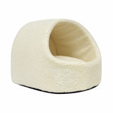 Banbury & Co white cat igloo bed - British product