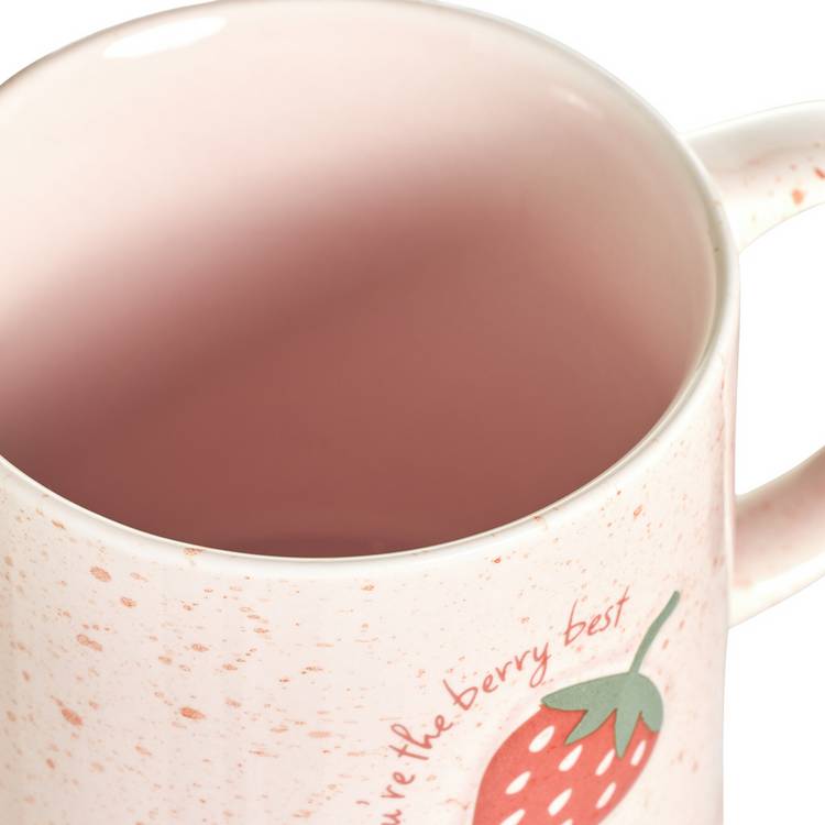 Argos Home strawberry ceramic mug 280ml (British brand)