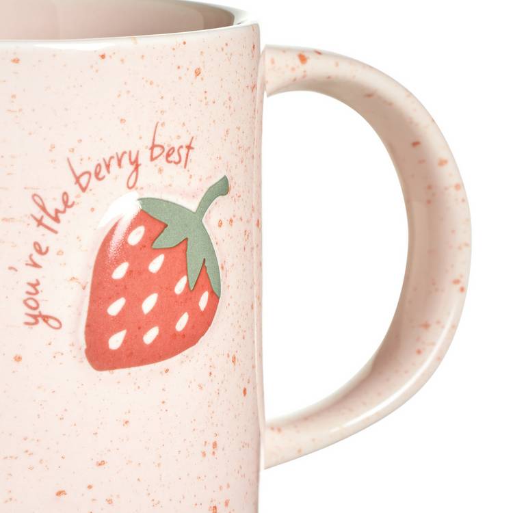 Argos Home strawberry ceramic mug 280ml (British brand)