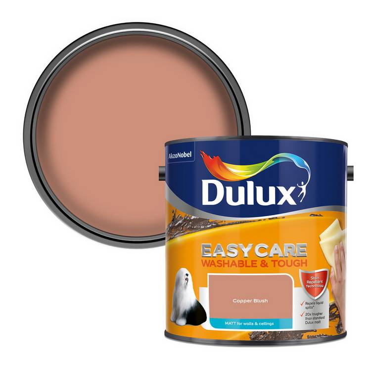 Dulux Easycare Washable & Tough Matt Copper Blush 2.5L - British product