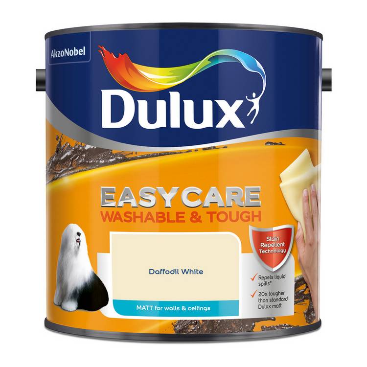 Dulux paint Daffodil White 2.5L - British product