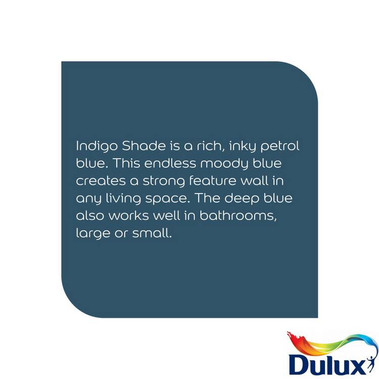 Dulux Easycare Washable Matt Indigo paint 2.5L - British product
