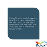 Dulux Easycare Washable Matt Indigo paint 2.5L - British product