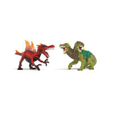 Schleich Eldrador Fire Saurian vs Jungle Lizard playset - British product