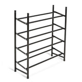Argos Home Yori black extendable shoe rack - British product