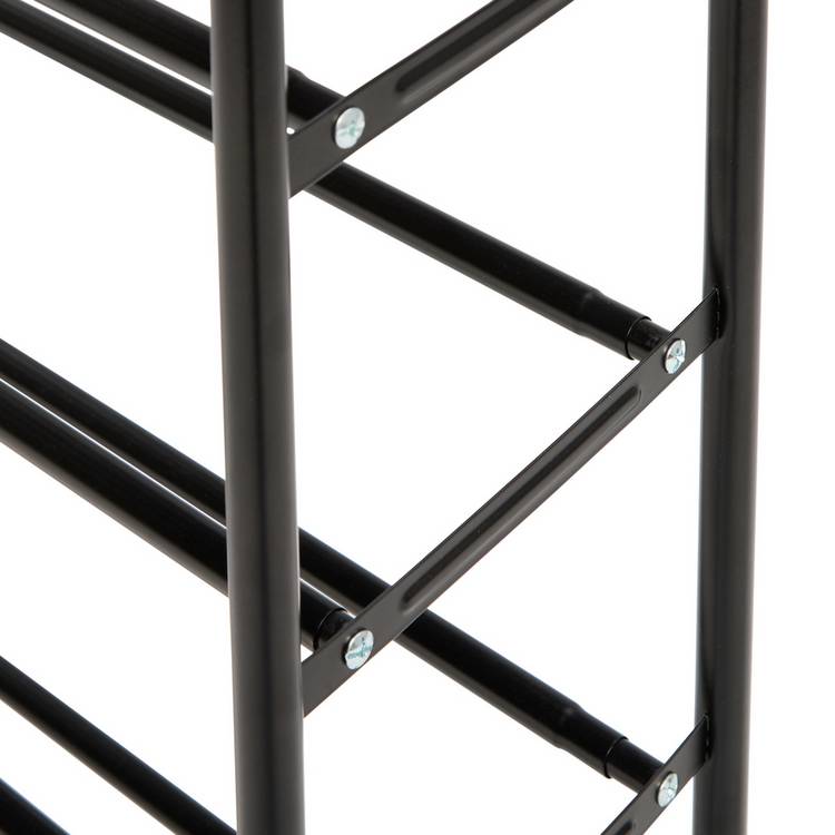 Argos Home Yori black extendable shoe rack - British product