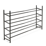 Argos Home Yori black extendable shoe rack - British product