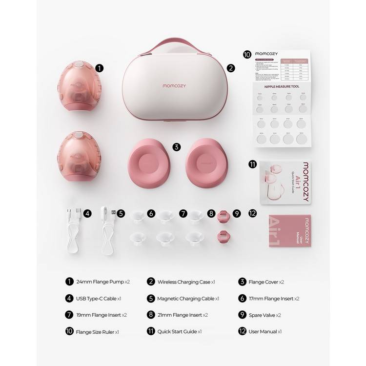 Momcozy Air1 wearable breast pump - British product