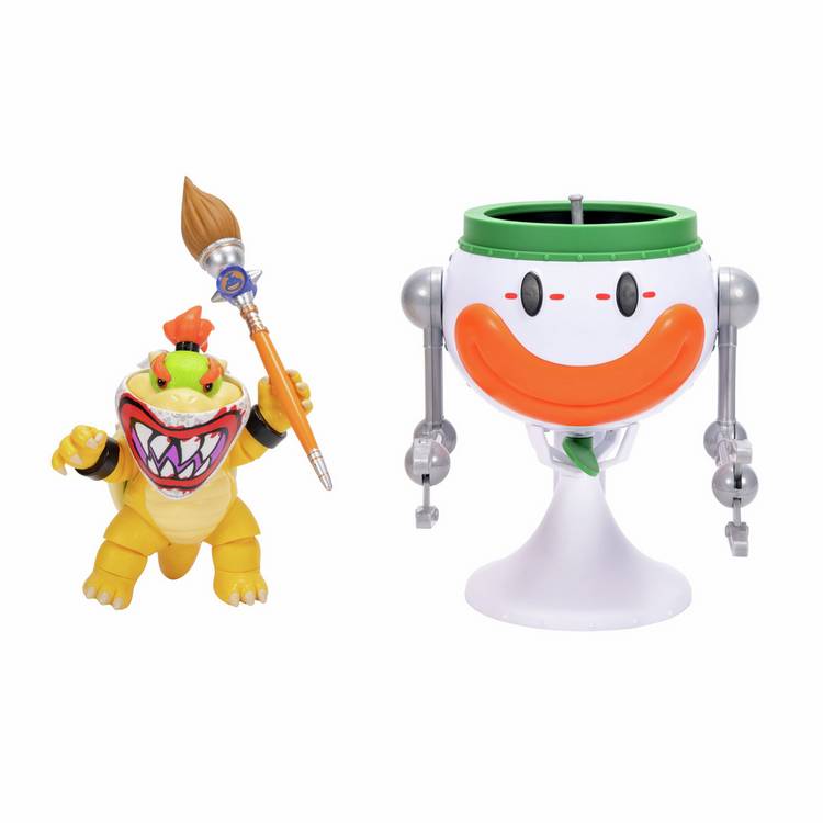 Super Mario Bowser Jr. and Clown Car playset 22.86cm - British product