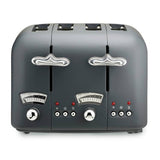 De'Longhi CT04 grey retro toaster, imported from the UK