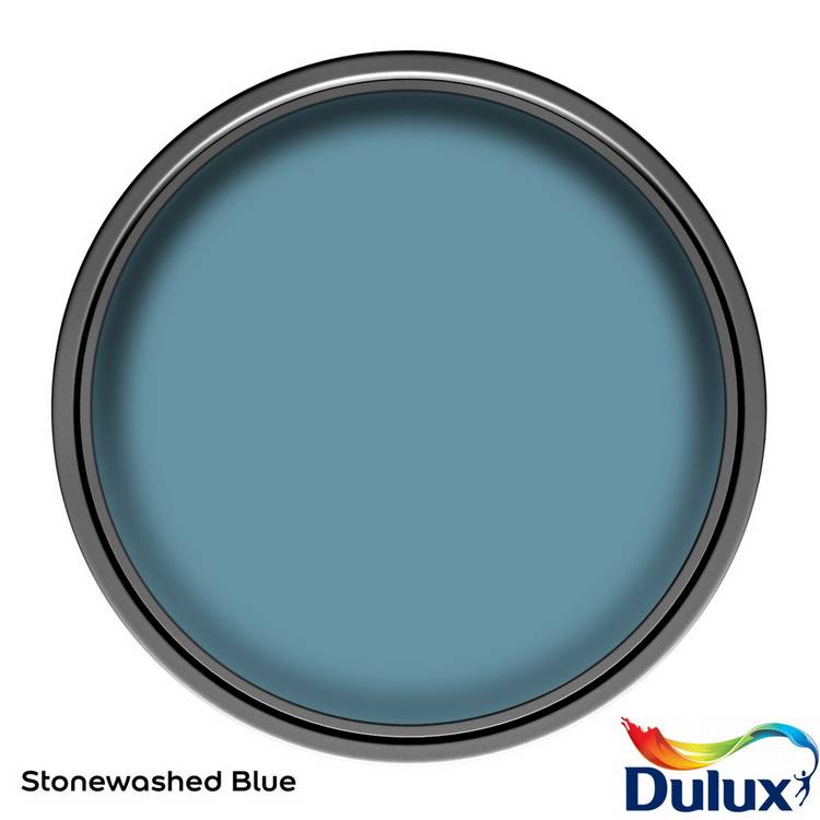 Dulux Easycare Washable Matt paint Stonewashed Blue 2.5L, UK version