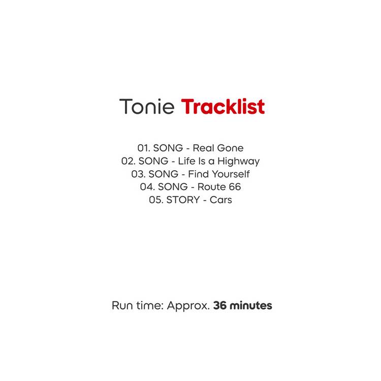 Tonies Lightning McQueen audio Tonie character, imported from the UK