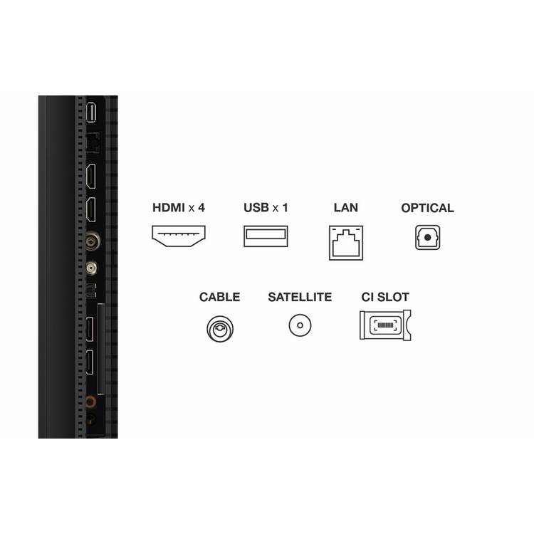 TCL 50C6K-UK Mini LED TV 4K UHD (British brand)