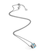 Harrods Marli New York White Gold, Diamond and Turquoise LIFE Necklace 45cm- Buy online at McGrocer