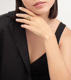 Bvlgari Serpenti yellow gold diamond ring - British product