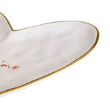 Argos Home Je t'aime heart plate 19.6cm, imported from the UK