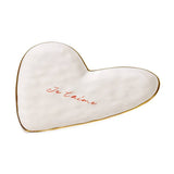 Argos Home Je t'aime heart plate 19.6cm, imported from the UK