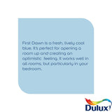 Dulux bathroom paint First Dawn 2.5L, imported from the UK