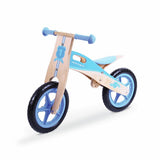 BIGJIGS Kids Balance Bike in blue - British product