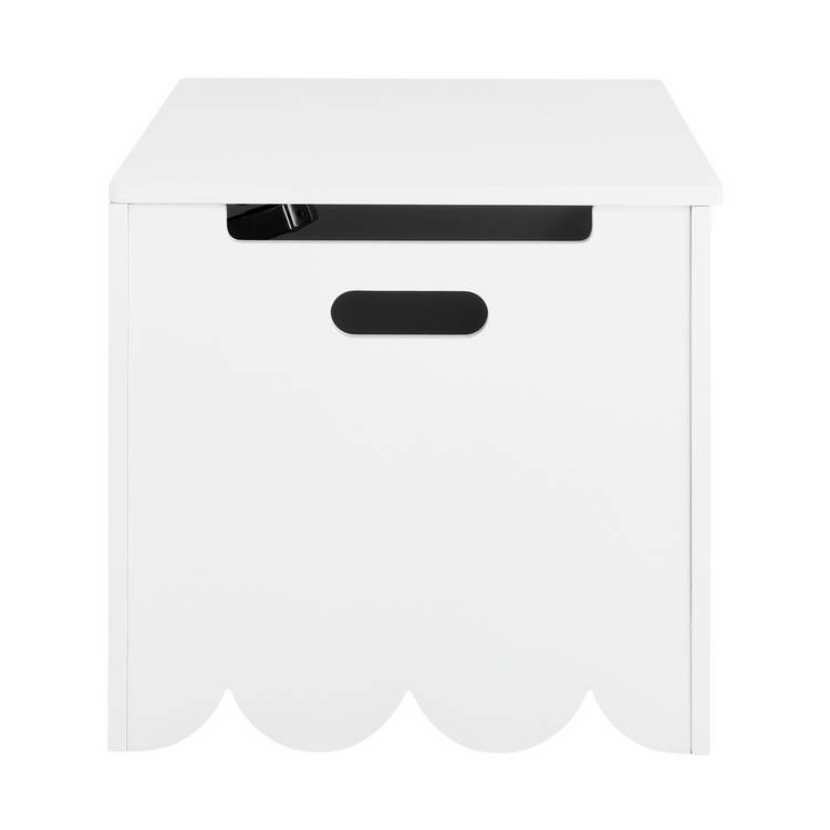 Habitat Joni scalloped toy box white 80L, UK version